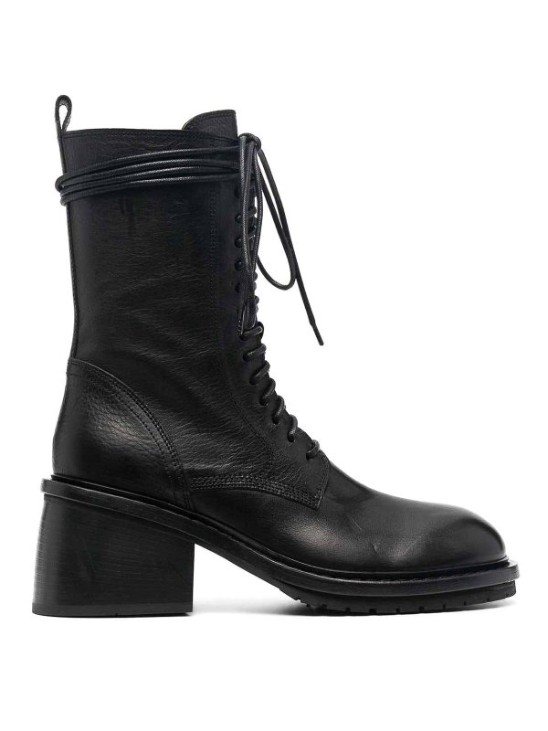 ANN DEMEULEMEESTER: ブーツ - ブーツ - 黒