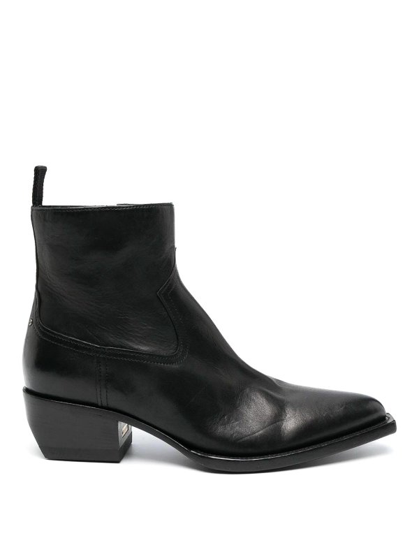 GOLDEN GOOSE: ankle boots - Leather ankle boots