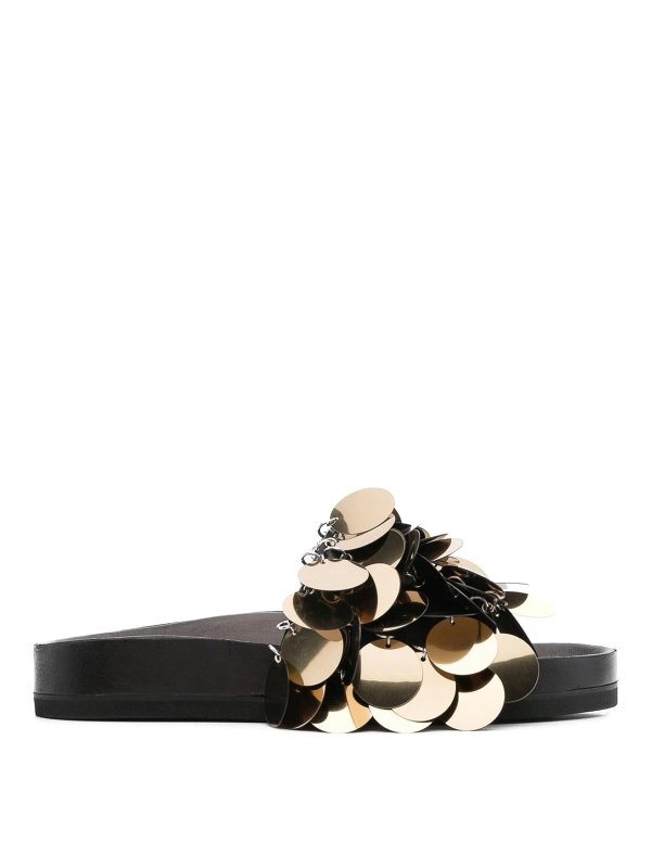 PACO RABANNE: Sandalias - Sandalias - Metálico