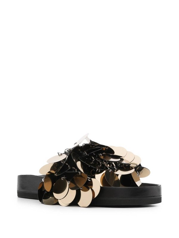 PACO RABANNE: Sandalias online - Sandalias - Metálico