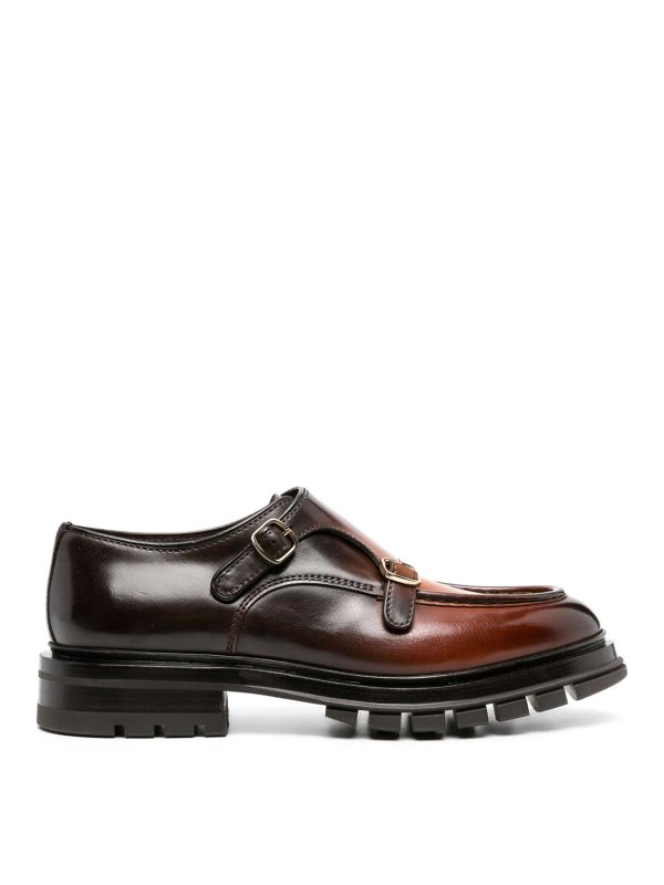 SANTONI: ロファー＆スリッパ - ローファー - ブラウン