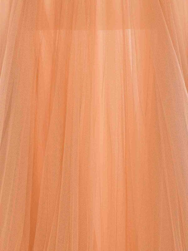 イブニングドレス - ベージュ shop online: ELISABETTA FRANCHI