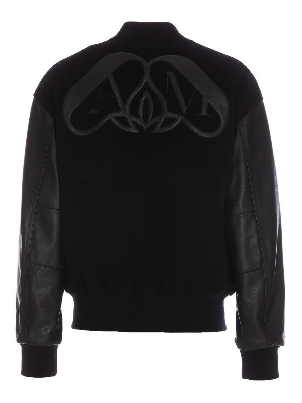 ALEXANDER MCQUEEN: casual jackets online - Hybrid bomber jacket