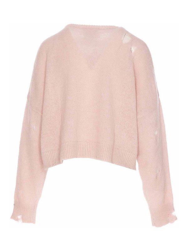 ANIYE BY: crew necks online - Crop little twins sweater