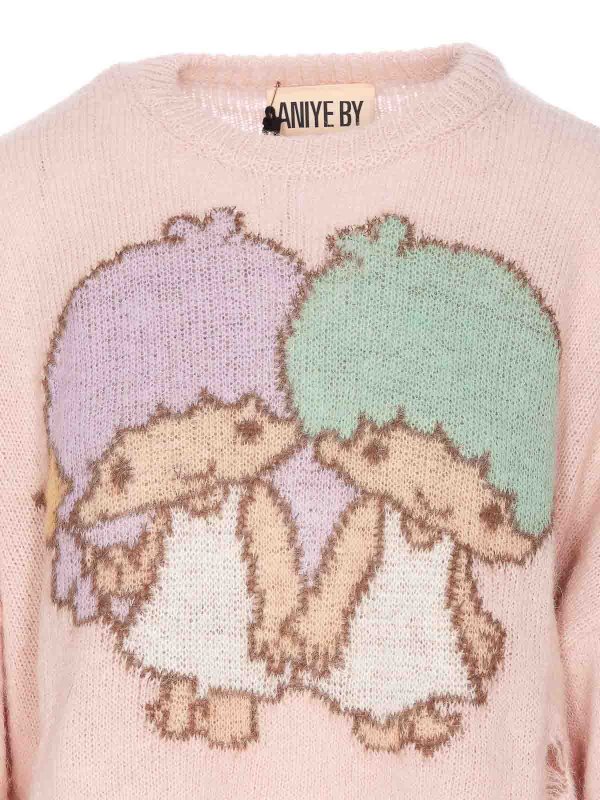 Crop little twins sweater shop online: ANIYE BY