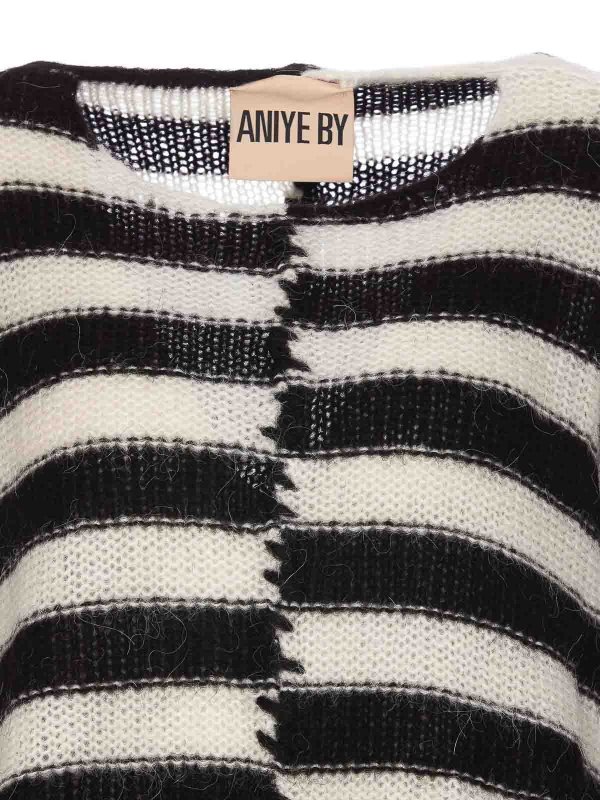 Aniye By Nirvana Cropped Sweater Stripes shop online: ANIYE BY