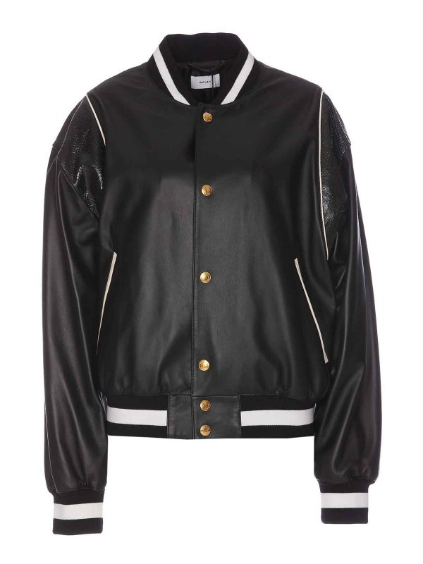 BALLY: casual jackets - Leather jacket