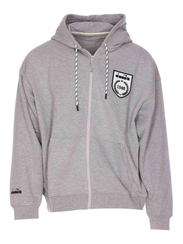 Diadora: スウェット＆セーター - スウェットシャツ/セーター - グレー