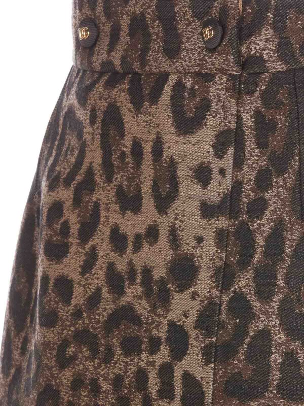 The Best Shops DOLCE & GABBANA: Jupes midi et au genou - Jupe Midi - Marron