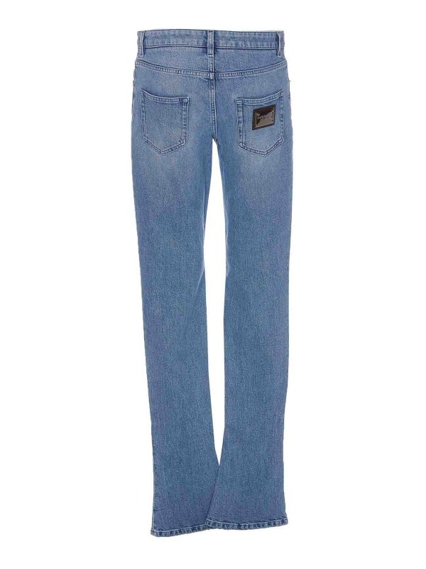 DOLCE & GABBANA: Bootcut online - Bootcut Jeans - Blau