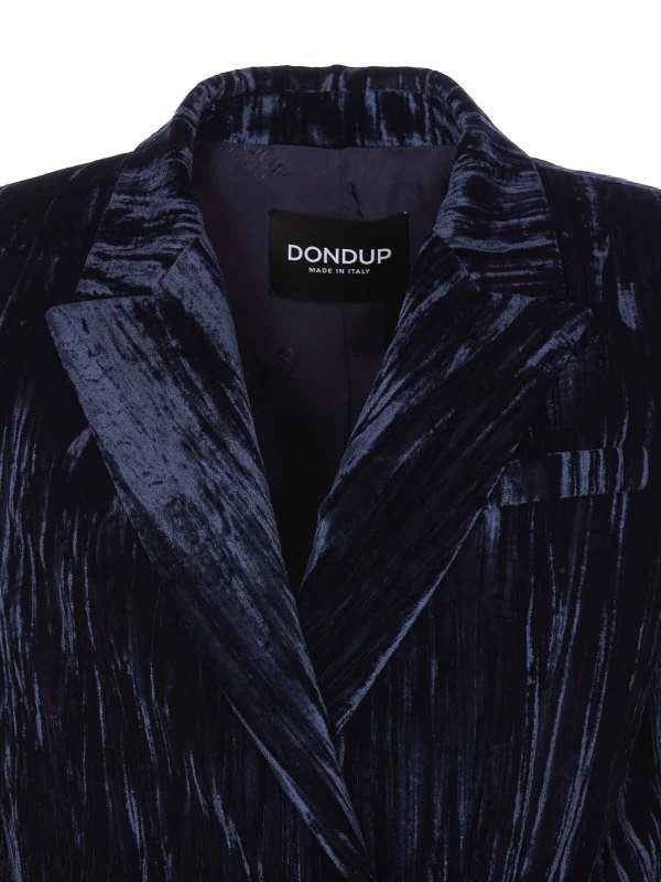 Velvet blazer shop online: DONDUP