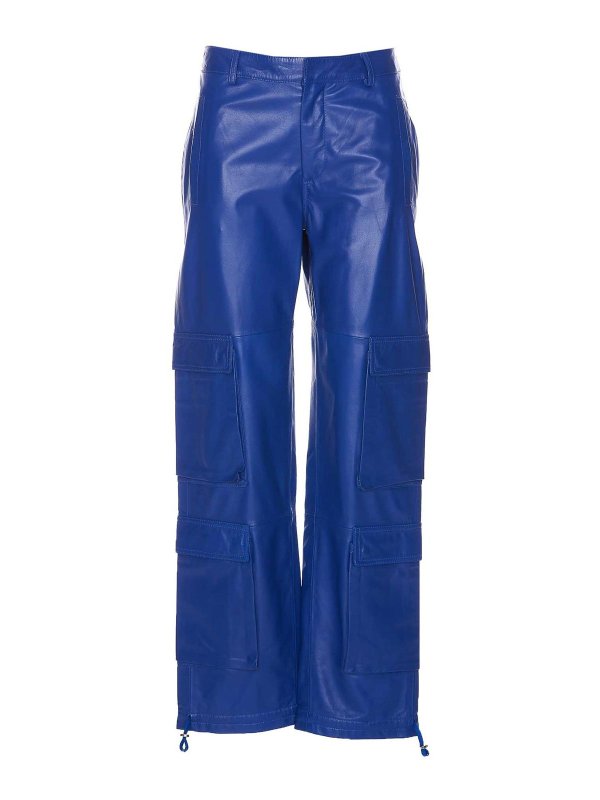 DONDUP: トラウザーショーツ - ショートパンツ - ブルー