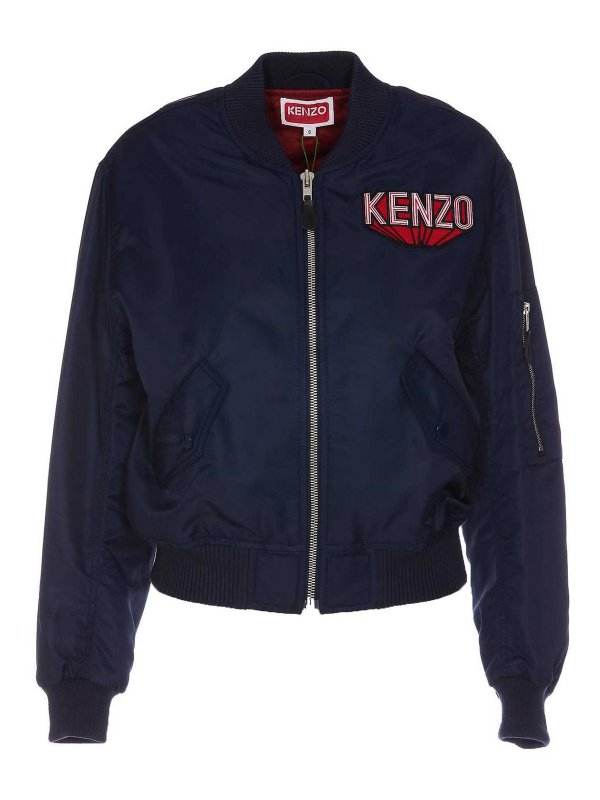 KENZO: casual jackets - 3d bomber jacket