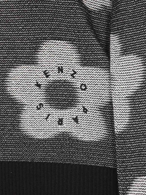 The Best Shops KENZO: Strickpullover mit Rundhalsausschnitt - Rundhalspullover - Grau