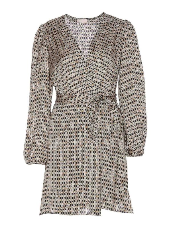 Liu Jo: ショートドレス - ショートドレス - ベージュ