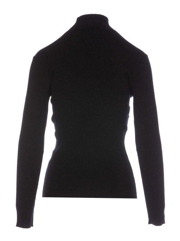 MAISON KITSUNÉ: クルーネック online - クルーネック - 黒