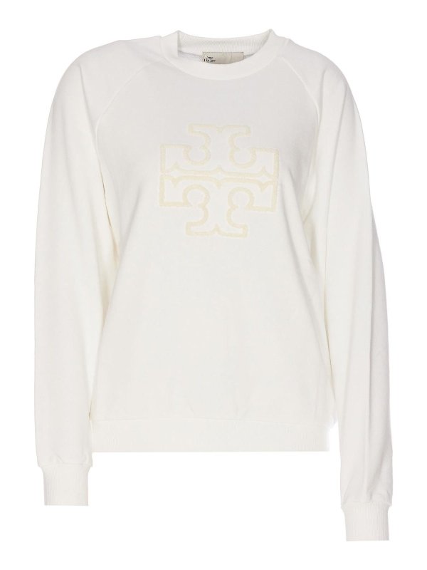 TORY BURCH: Sweatshirts & Sweaters - Logo sweatshirt