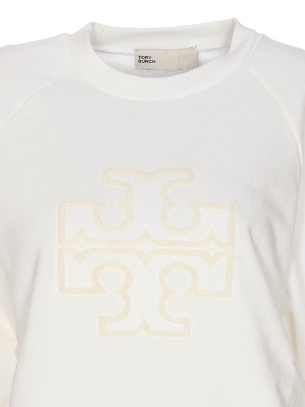 Logo sweatshirt shop online: TORY BURCH