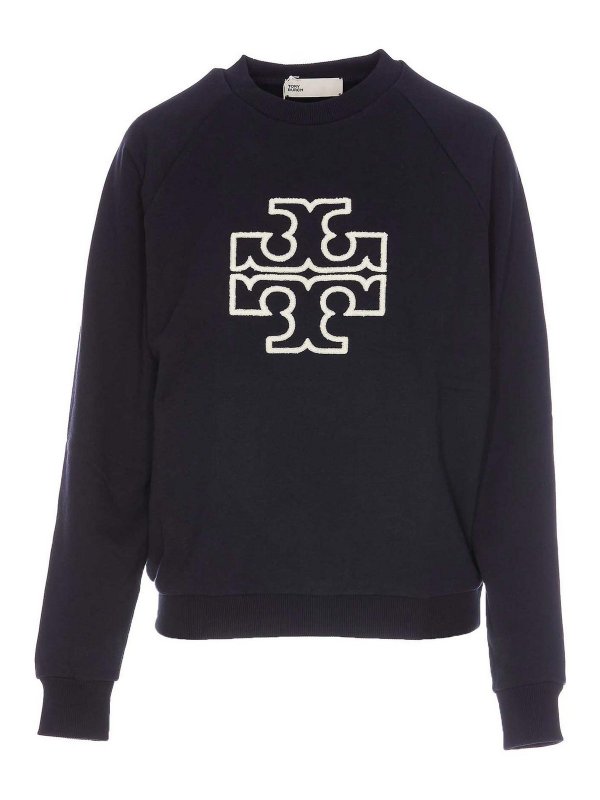 TORY BURCH: Sweatshirts & Sweaters - Logo sweatshirt