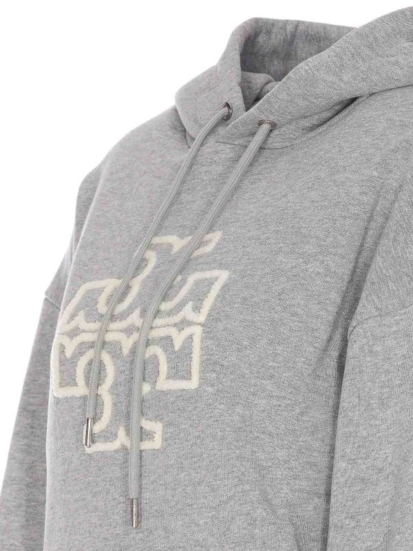 The Best Shops TORY BURCH: Sweatshirts & Sweaters - Logo hoodie