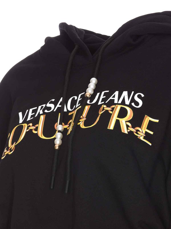 The Best Shops Versace Jeans Couture: Sudaderas y suéteres - Sudadera - Negro