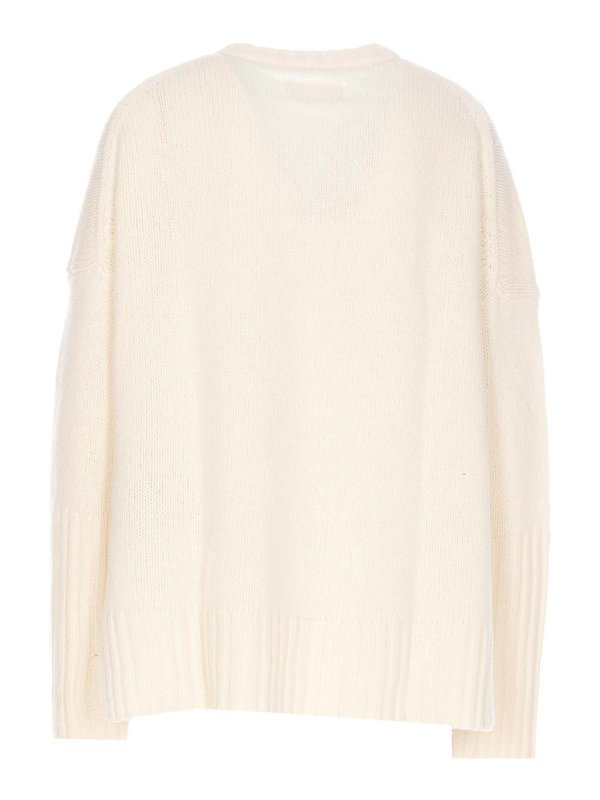 ZADIG&VOLTAIRE: Strickpullover mit Rundhalsausschnitt online - Rundhalspullover - Weiß