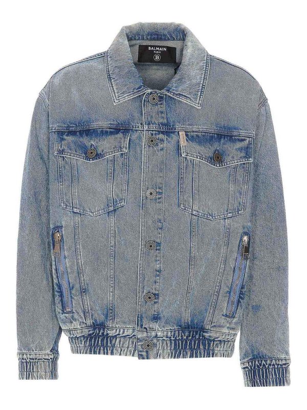 Balmain: casual jackets - Balmain 70s denim jacket