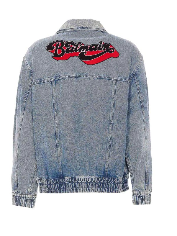 Balmain: casual jackets online - Balmain 70s denim jacket
