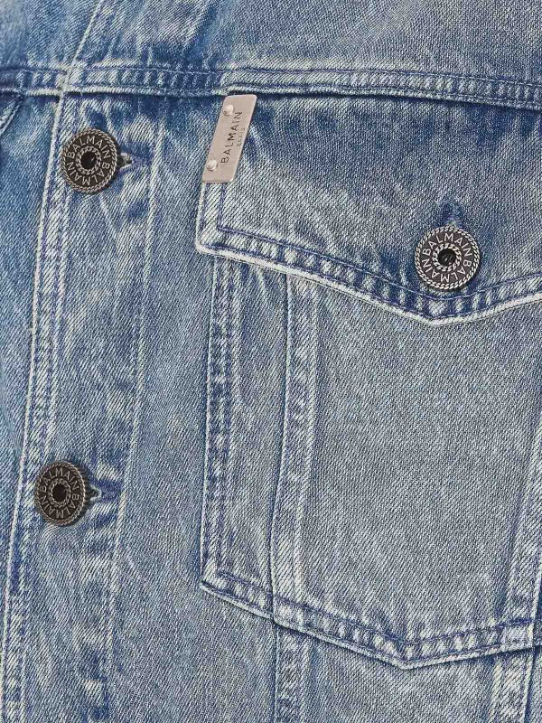 The Best Shops Balmain: casual jackets - Balmain 70s denim jacket