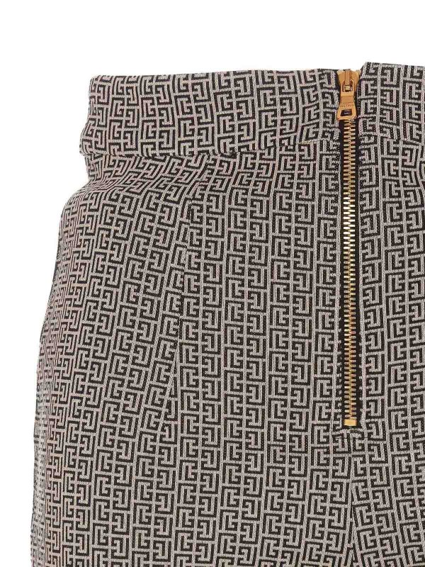 Monogram logo pants shop online: Balmain