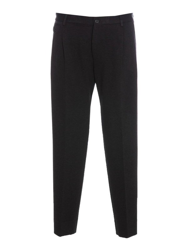 DOLCE & GABBANA: トラウザーショーツ - ショートパンツ - 黒