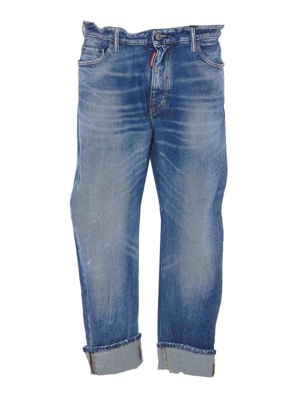 DSQUARED2: Bootcut - Bootcut Jeans - Blau