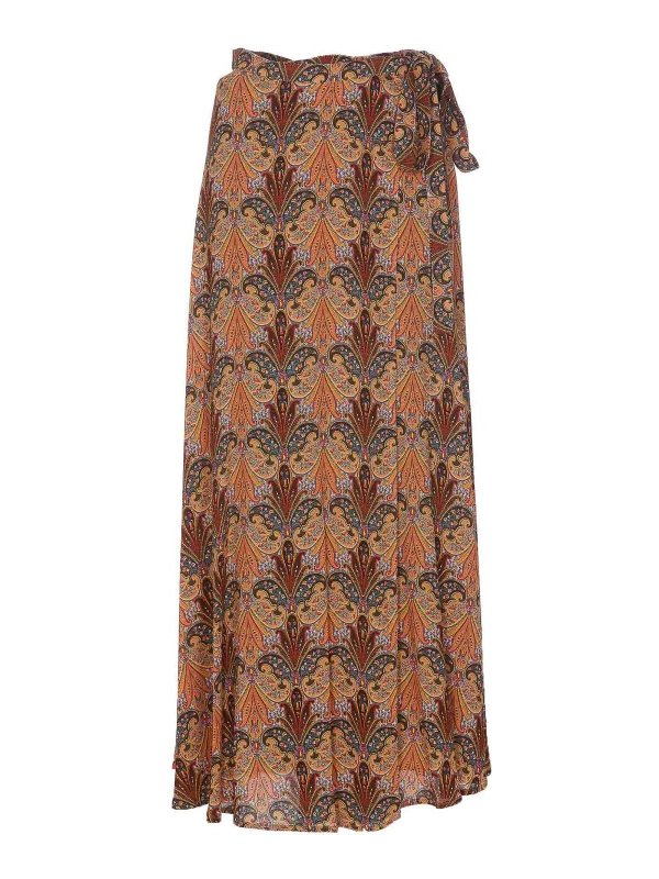 ETRO: Knee length skirts & Midi - Multicolour Skirt