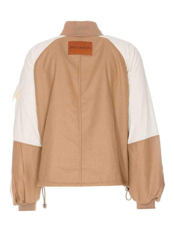 J.W. ANDERSON: casual jackets online - Colour block track jacket