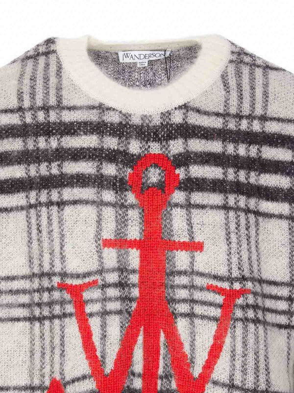 Tartan check sweater shop online: J.W. ANDERSON