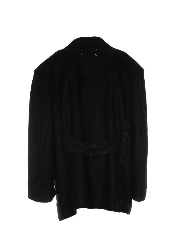 Maison Margiela: カジュアルジャケット online - カジュアルジャケット - 黒