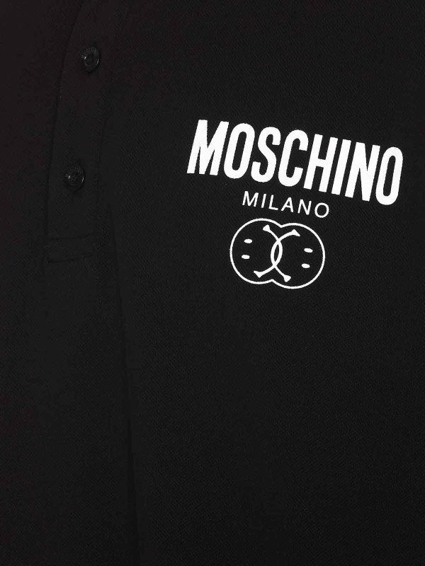 The Best Shops MOSCHINO: ポロシャツ - ポロシャツ - 黒