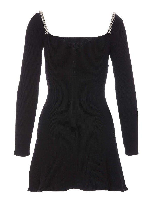 Self Portrait: short dresses online - Knit diamante mini dress
