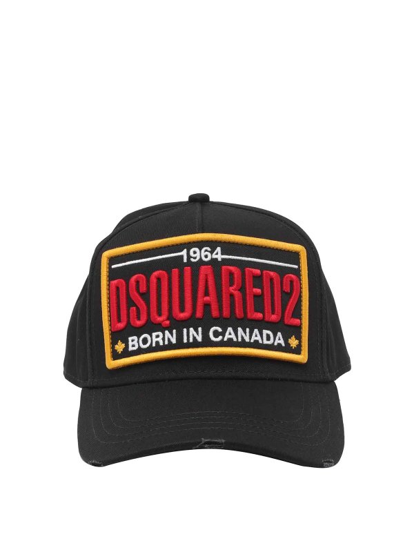 DSQUARED2: hats & caps - Logo baseball cap