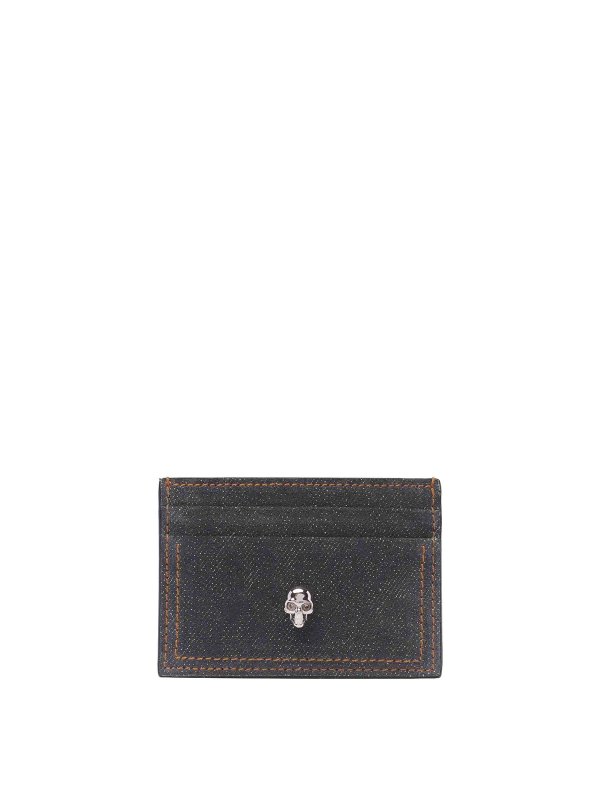 ALEXANDER MCQUEEN: クラッチバッグ - クラッチバッグ - ブルー