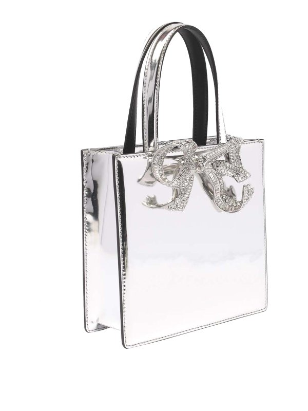 Self Portrait: cross body bags online - Mini tote bow bag
