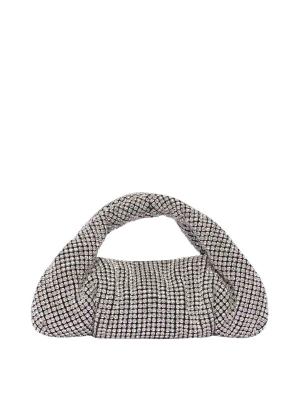 Stuart Weitzman: cross body bags - Silver Tote Bag