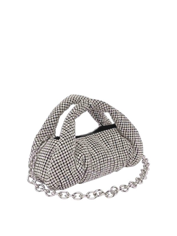 Stuart Weitzman: cross body bags online - Silver Tote Bag