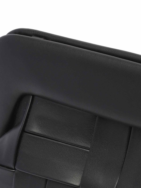 Bios flat weaved clutch shop online: THEMOIRè