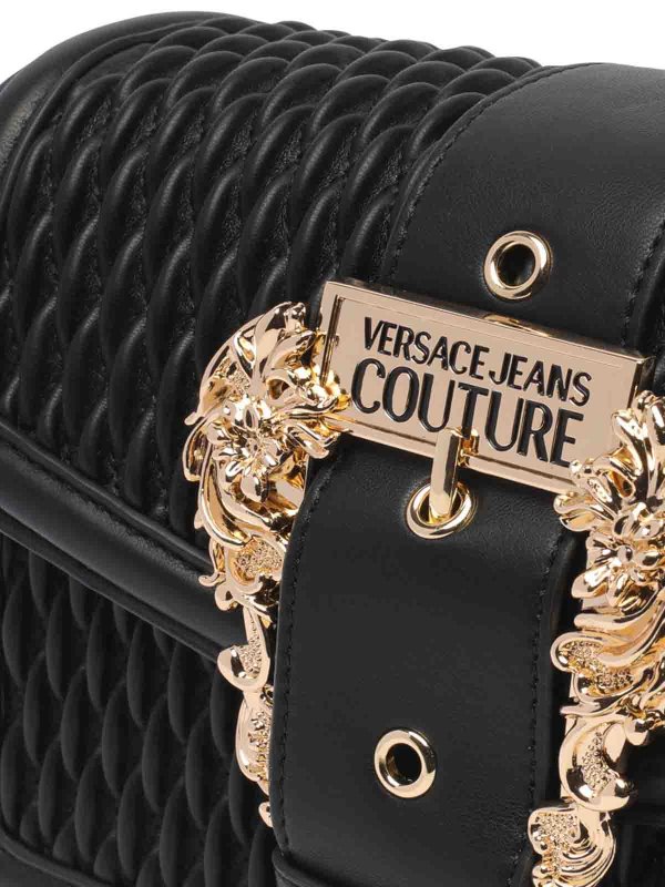 クロスボディバッグ - 黒 shop online: Versace Jeans Couture