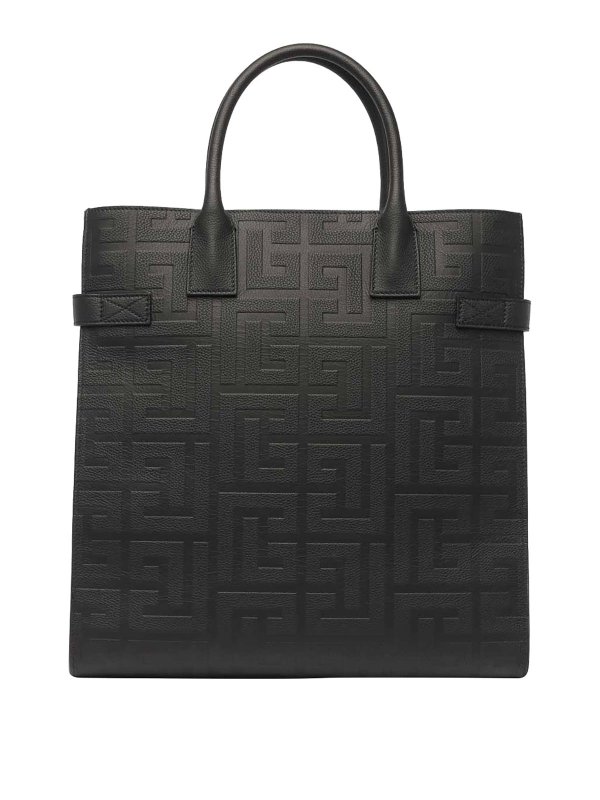 The Best Shops Balmain: borse a tracolla - Borsa shopper con monogramma B-buzz