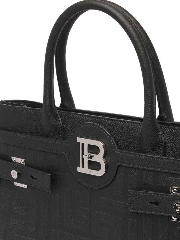 Borsa shopper con monogramma B-buzz shop online: Balmain