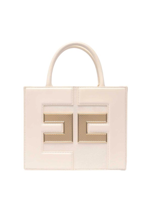 ELISABETTA FRANCHI: クロスボディバッグ - クロスボディバッグ - 白