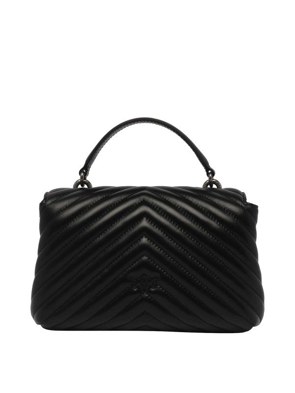 The Best Shops Pinko: cross body bags - Mini lady love bag puff chevron