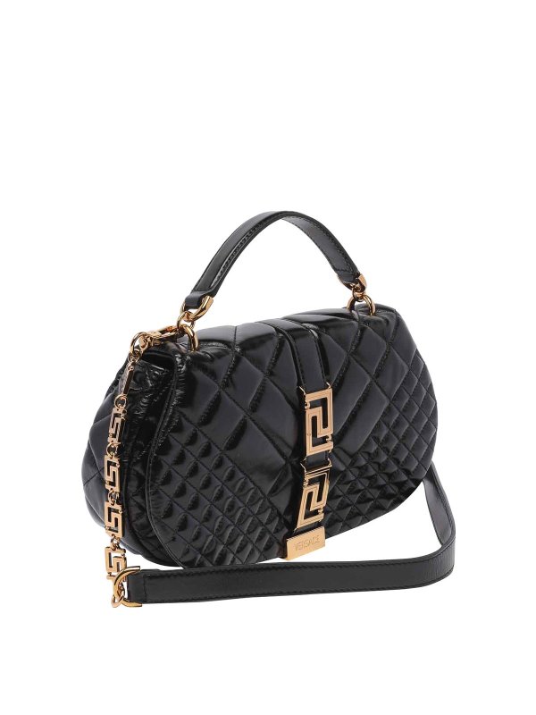 VERSACE: cross body bags online - Greca goddess shoulder bag